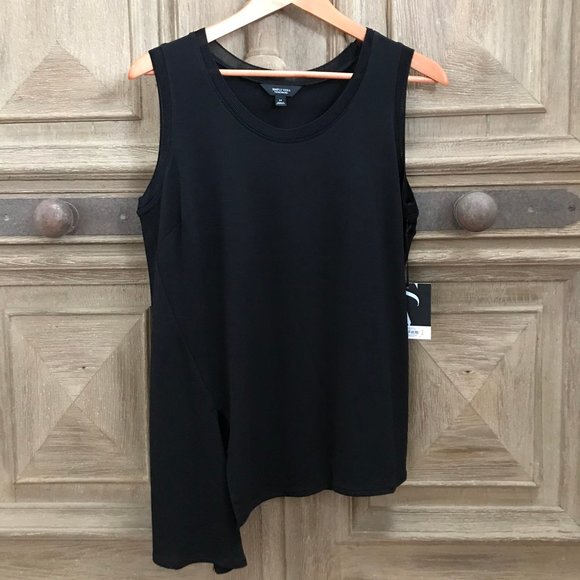 Simply Vera Vera Wang Black Sleeveless NWT - Picture 1 of 3